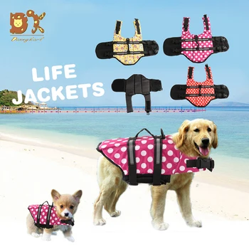 

DannyKarl 2019 Pet Dog Outdoor Life Jacket Safety Swimwear Dog Training Suit Summer Cat And Dog Swimsuit Dog Swimming Clothes
