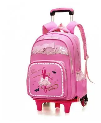 

School Bag Wheels For Kids Wheeled Backpacks Children Backpack On Wheels Student Rolling Backpack For Girls Travel Rolling Bags