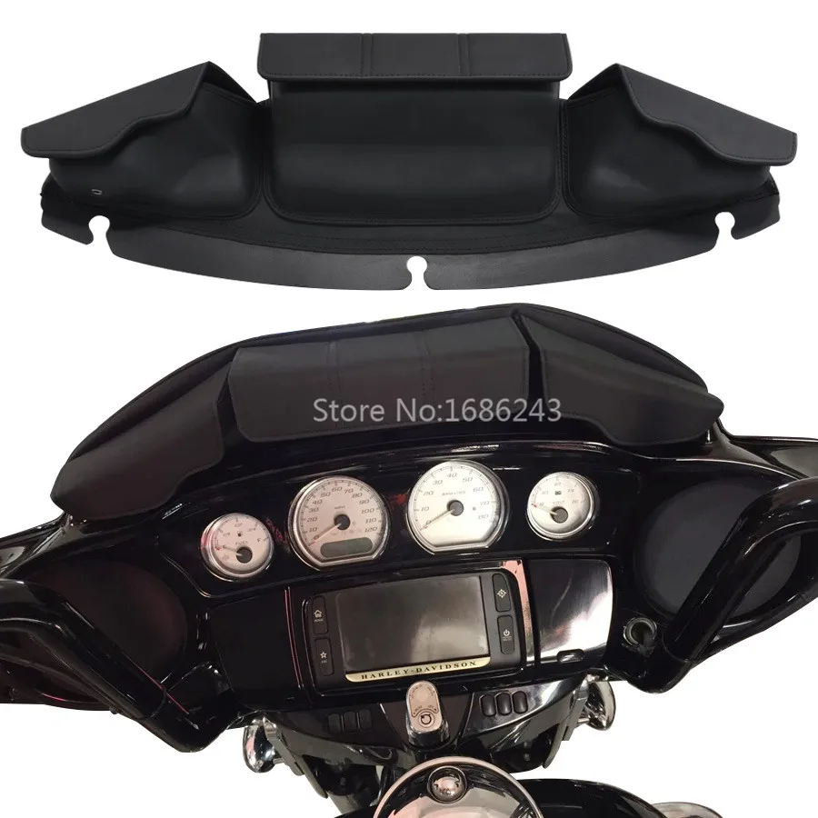 motorcycle windshield bags harley davidson