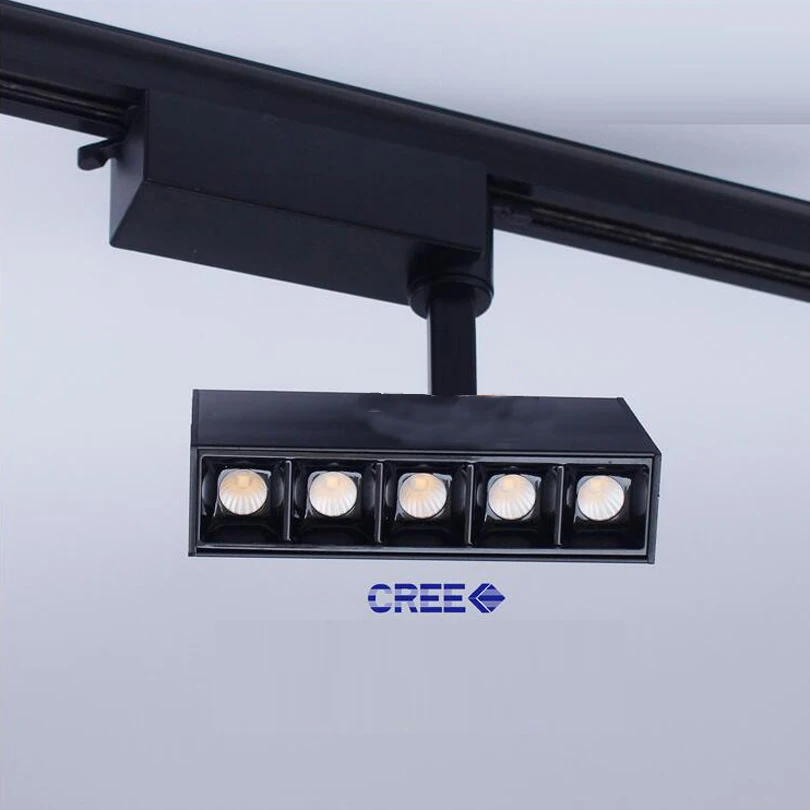 4 шт. светодиодное освещение для внутреннего трека 5x2 Вт 10x2 CREE светодиодный