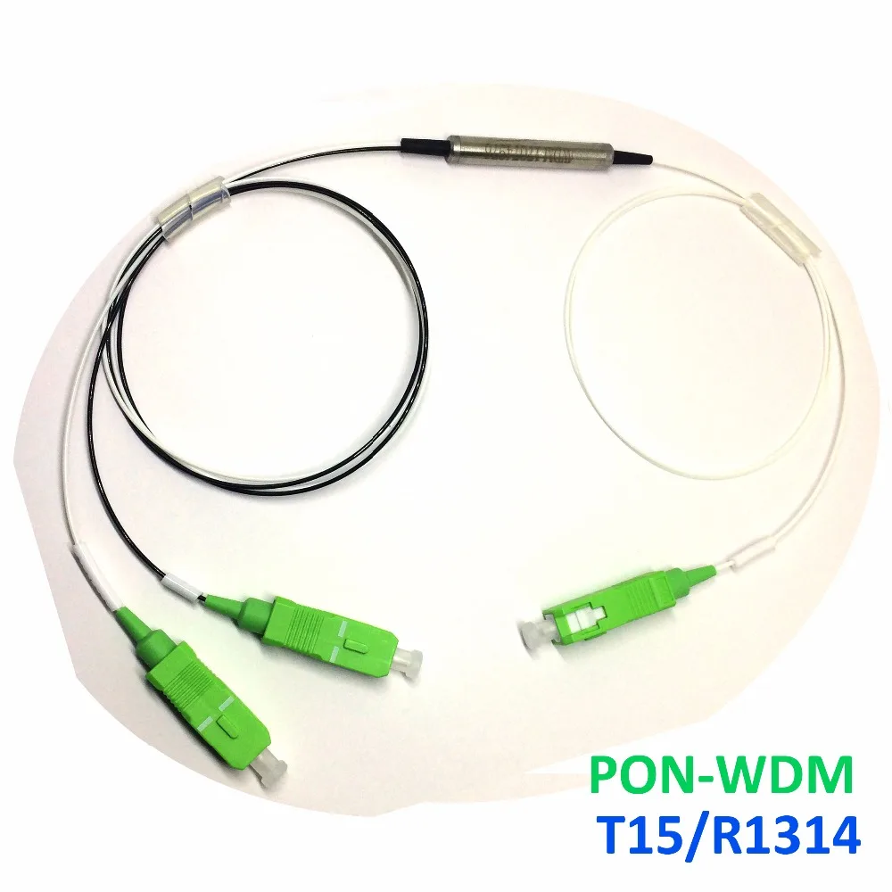 2Pcs Catv Fwdm5/34- T1530 ~ 1620/R1260 ~ 1360 E 1480 ~ 1500 -Sus-G657A-0.5M Dispositivo Passivo