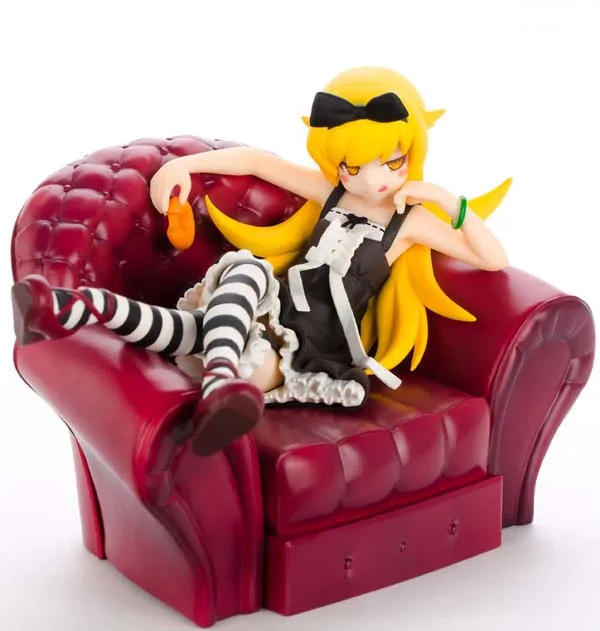 

Unpainted Garage Resin Figure Oshino Shinobu in Sofa Model Kit