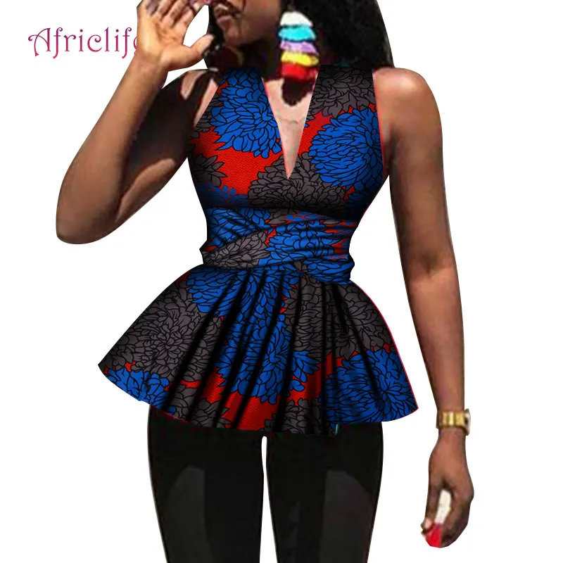 Дашики африканская женская одежда Bazin Riche модный элегантный макси-топ с круглым вырезом Анкара африканская верхняя одежда на заказ WY4034
