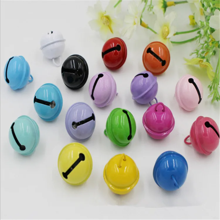 8Pcs/lot Beautiful Iron Loose Beads Jingle Bells Christmas Party Decoration Pendants