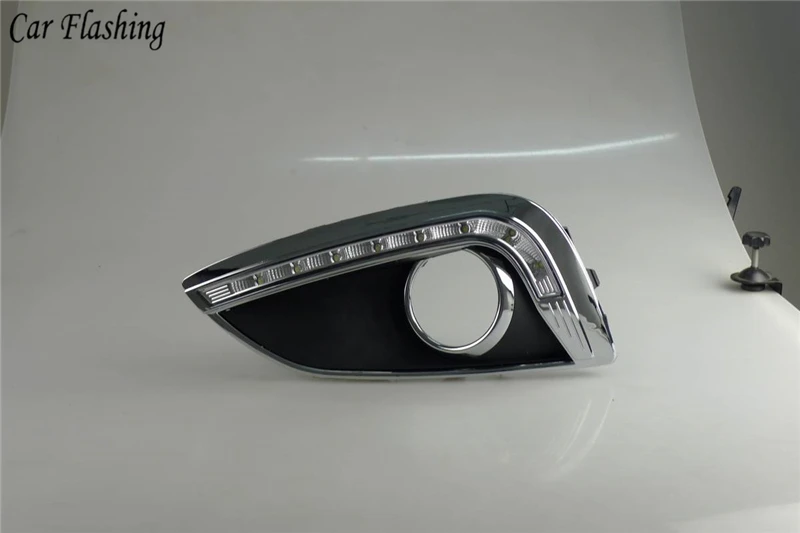 Автомобильная проблесковая автомобильный светильник 12V светодиодный DRL