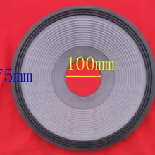 2 шт. 1" 15 дюймов 3 линии низкочастотный динамик с басами громкий динамик бас динамик ткань объемная бумага конус(100 мм Центр отверстия) 70 мм высокий