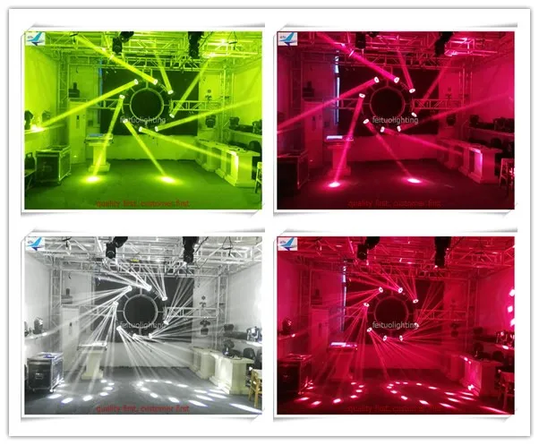4 шт./лот Супер луча 6x25 Вт высокое Мощность Moving головной свет зум эффект освещения сцены оборудования Мощность con показать Свадебный диско DJ