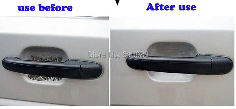 8pcs Transparent car door handle guard 