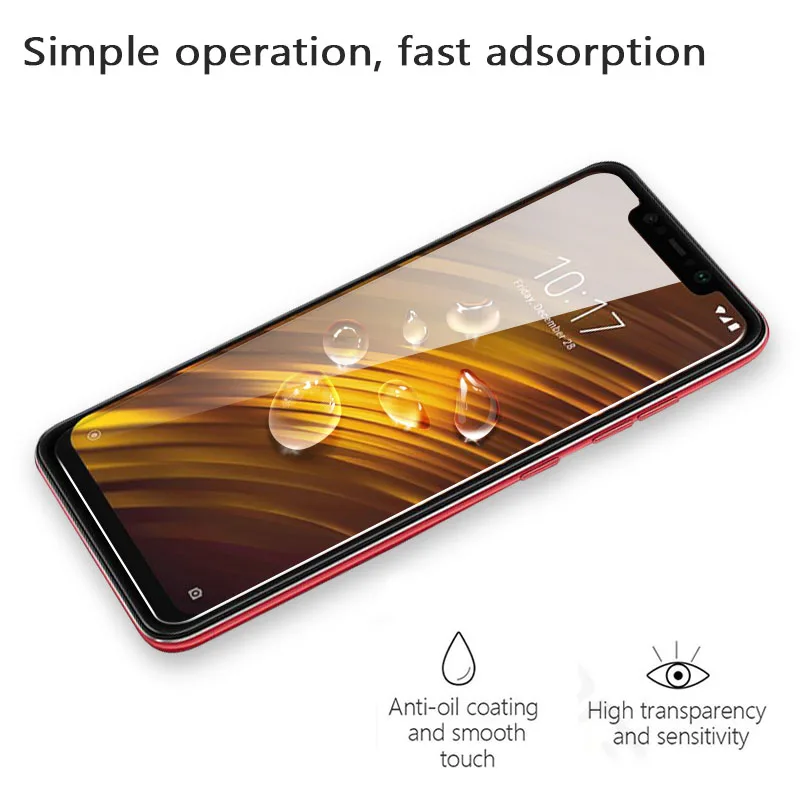 KXM1401_4_Tempered Glass For Xiaomi Pocophone F1 6.18 inch