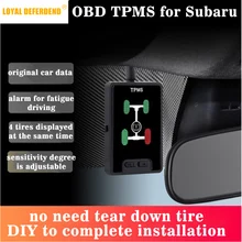 XV Outback Forester OBD TPMS система контроля давления в шинах интеллектуальный мониторинг OBD сенсор охранная сигнализация