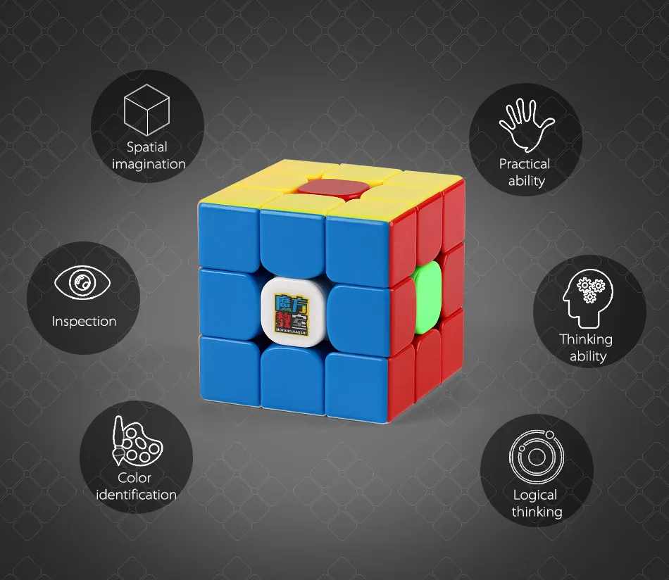 MoYu MF3RS3 3x3x3 куб магический куб V3 черный или без наклеек Mofangjiaoshi 3 слоя Головоломка Куб игрушки для детей