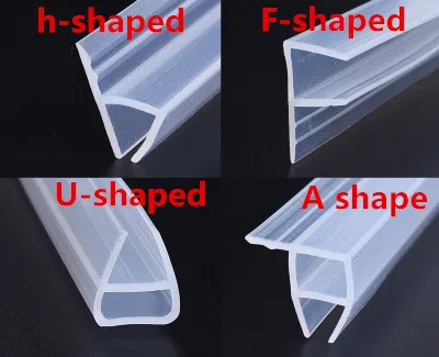 door shower sliding barn seals screen window seal glass rubber silicone sealing 1m 12mm bathroom doors strip gap bath curved