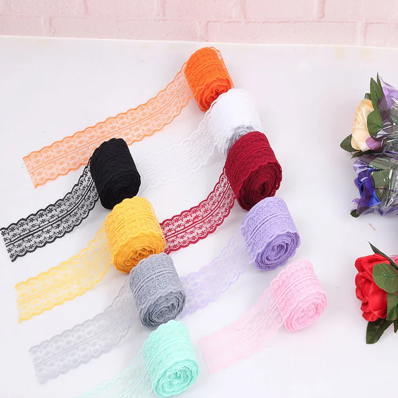 Embroidered Net White Lace Ribbon Trim Fabric Lace Jewelry Clothing