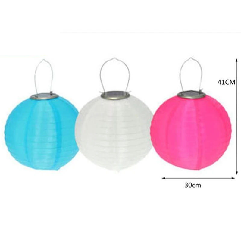 30CM Garden Solar Lights Outdoor Waterproof String Lights Chinese Hanging Lantern Fairy Lamp Festival Lanterns Landscape Lighting (10)