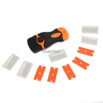 

Car Sticker Remover Edge Blade Razor Scraper Set Window Plastic Spatula Tools G25 Whosale&DropShip