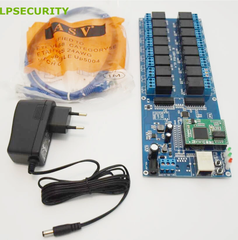 TCP IP LAN RJ45 на булавке 16 дверной блок реле выход регулятора пульт дистанционного