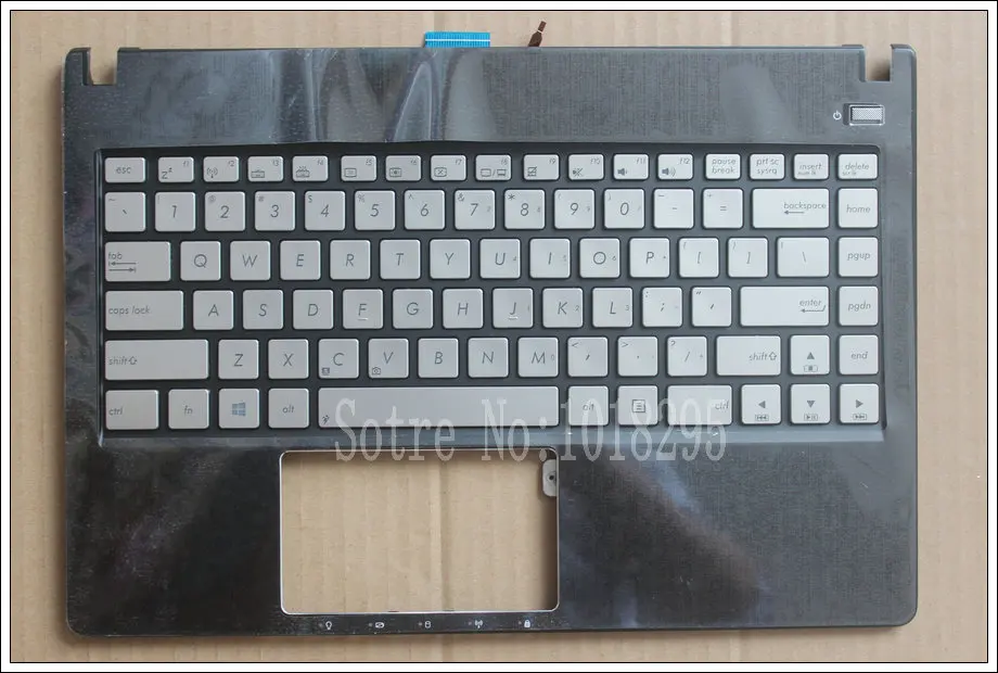 

NEW for ASUS U37 U37VC U47 U47A U47VC English US Laptop Keyboard Backlit Silver With shell
