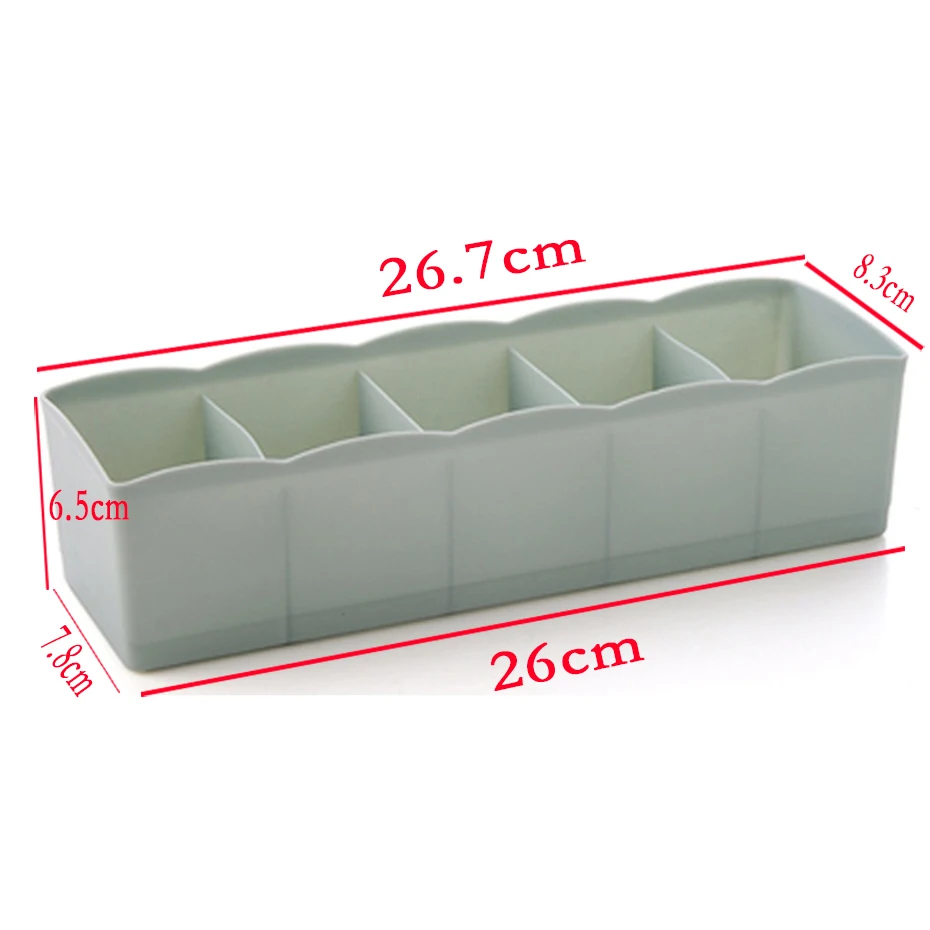 Fashion Plastic Drawer Closet Storage Box Underwear Socks Tie Cosmetic Organizer Jewelry Cosmetic Socks Multifunctional Finishing Box (9)
