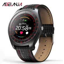 Smart Watch Men V10 with Camera Bluetooth fitness band Pedometer Heart Rate Monitor support SIM TF Wristwatch for Android Phone