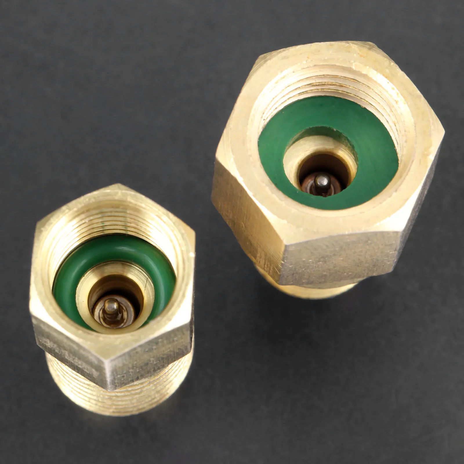 2 шт. 1/4 &quotACME Female 1/2&quot Male R134a и R22 адаптеры с сердечником клапана бак