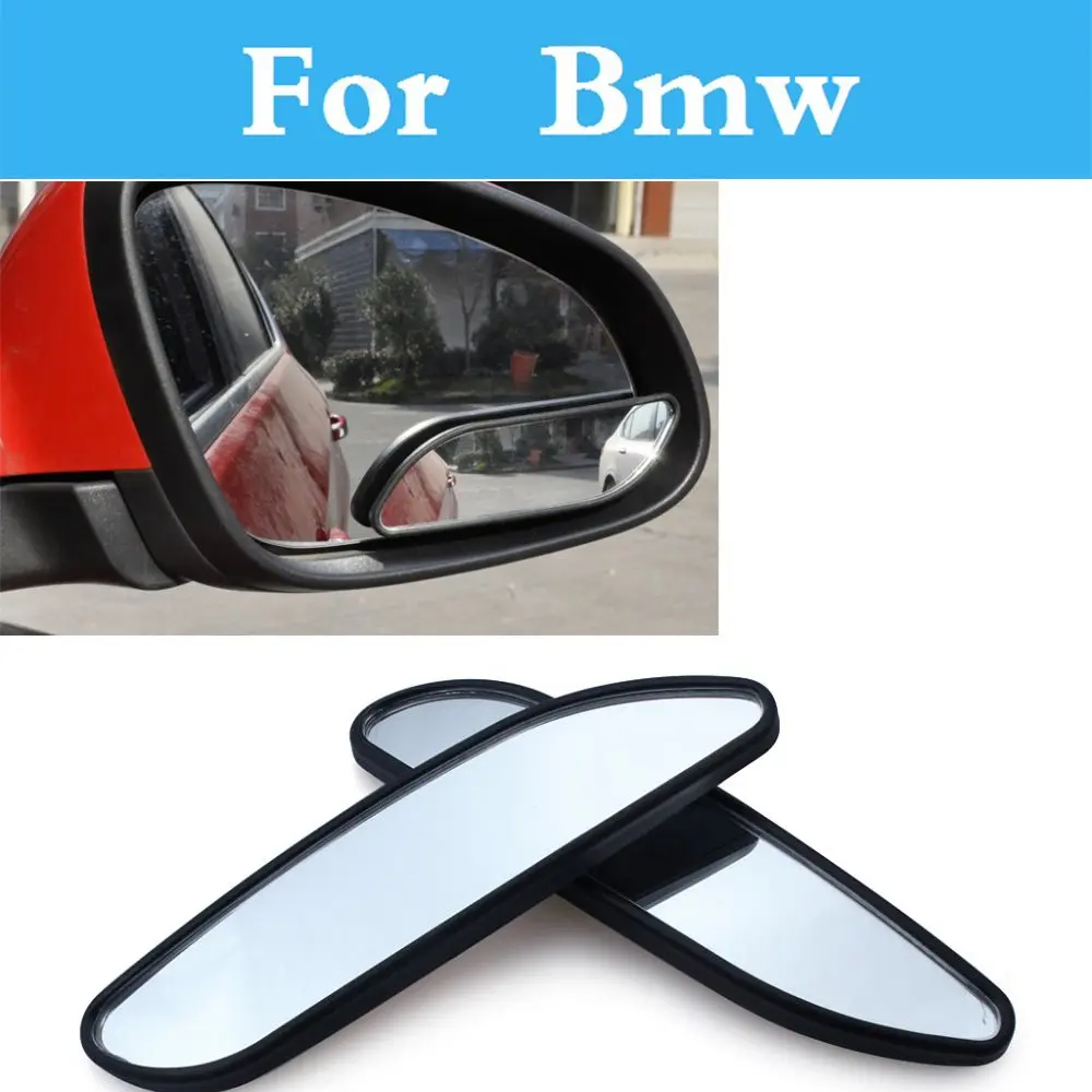 Car Rear View Safety Mirror Blind Spot Wide Angle Adjustable For Bmw