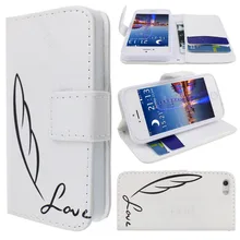 ETUI Carcasas para Apple iPhone 5S y 5 cuero cartera tarjeta ranura titular teléfono caso para el iPhone 5S coque Silicon capa