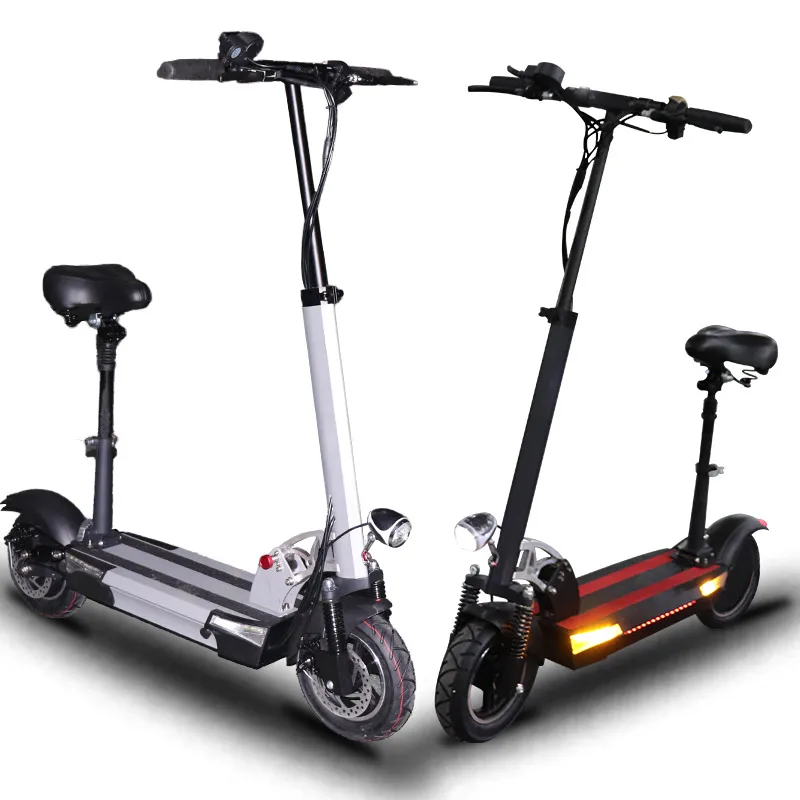 

48v500w adult electric scooter long distance100km 48v 26a with seat foldable hoverboard fat tire electric kick scooter e scooter