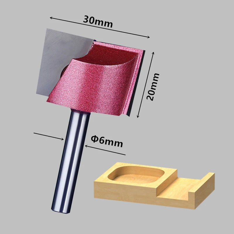 1 шт.-6 мм, Концевая фреза с ЧПУ, фреза для дерева, деревообрабатывающий фреза, деревообрабатывающий инструмент, 3D очистка нижней гравировки бит