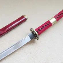 S2670 аниме RORONOA Зоро сандай китсу кисть в виде меча HAMON BLADE W/FULLER 4" ONE PIECE