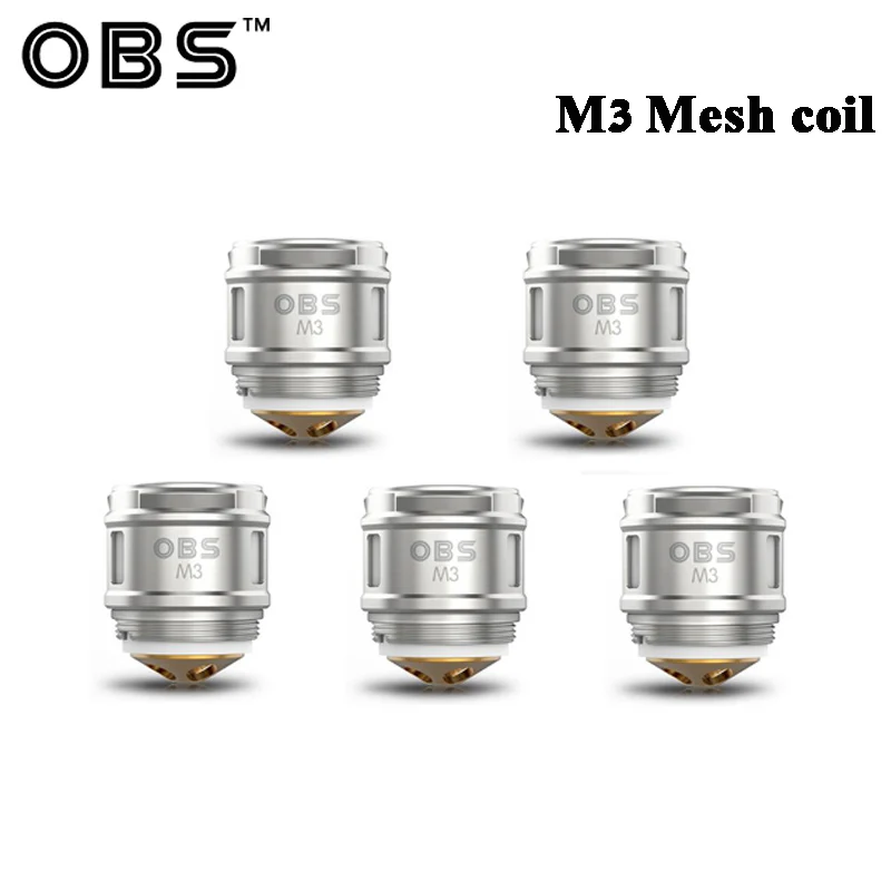 Оригинальная катушка OBS M1 Ом Draco Mesh M3 испаритель для электронной сигареты Cube и X MOD