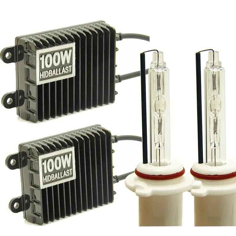 100w HID ксеноновая лампа H1 H3 H7 H11 9005 9006 12V автомобильный ксеноновый комплект