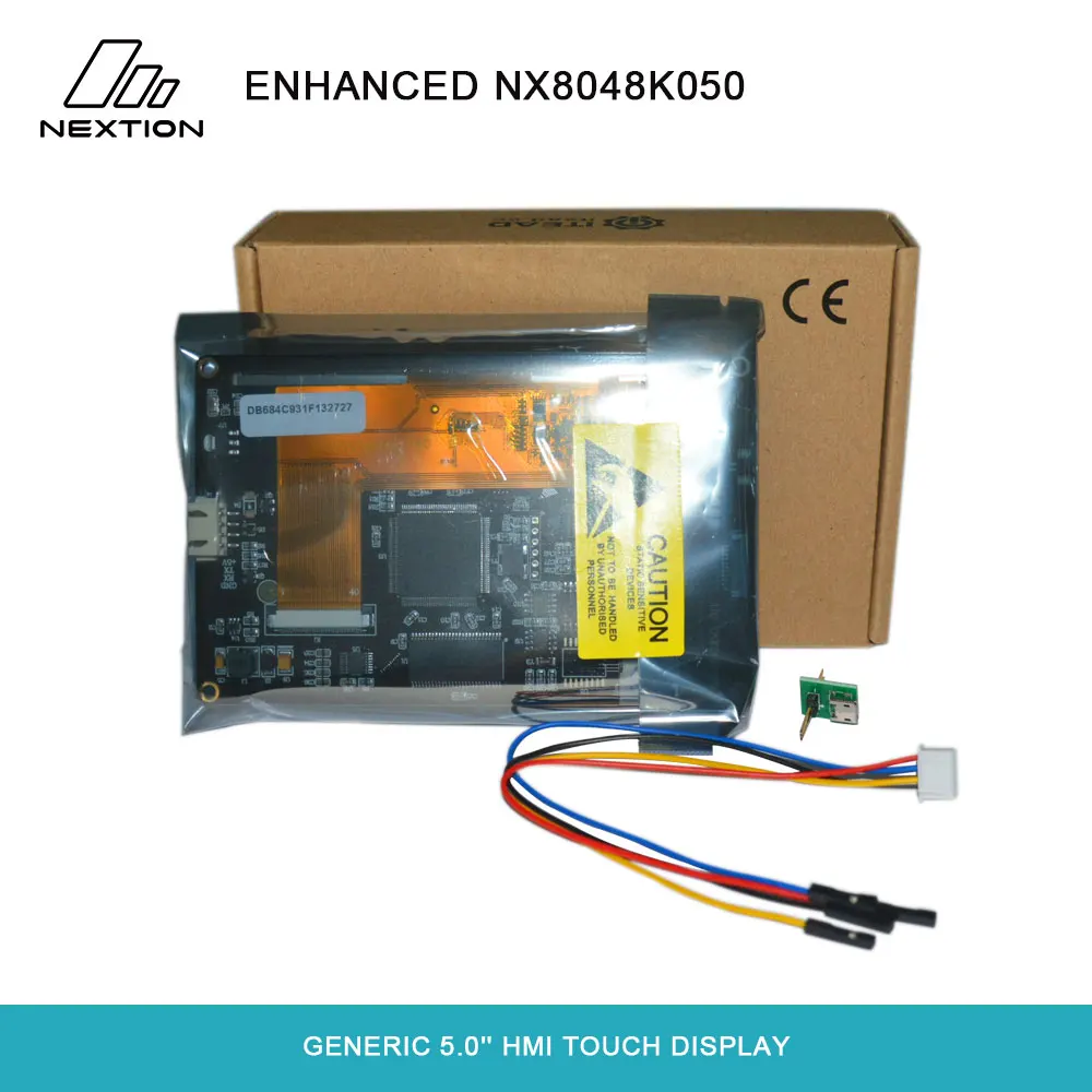 

Nextion Enhanced NX8048K050 - 5.0'' HMI LCD Touch Display Module Screen Built-in RTC / Larger Flash Capacity / Faster MCU Clock