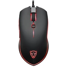 Motospeed V40 Проводная игровая мышь USB 6 кнопочная оптическая RGB светодиодный Подсветка мышь геймер 4000 dpi для ПК ноутбук Настольный компьютер игра