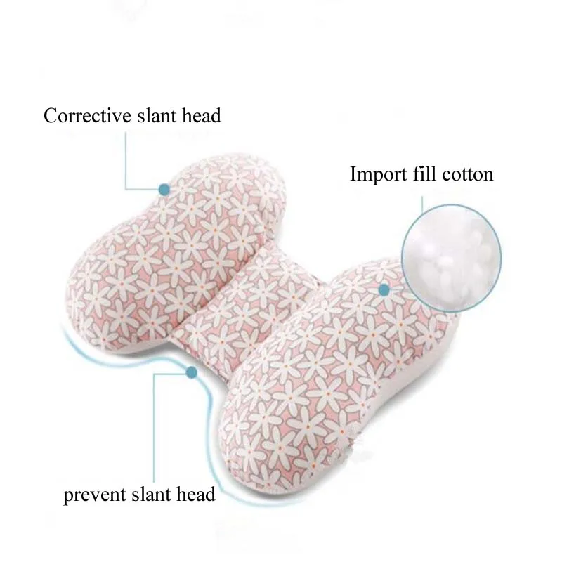 Детская Хлопковая Подушка для кормления, предотвращающая плоскую головку, для защиты головы, для новорожденных, для шеи, подушки кровать, для кормления, для малышей, позиционер