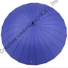 Водонепроницаемый, 24 ребра прямой зонтик, градиент цвета зонты, постепенно меняющийся цвет, водный логотип зонта