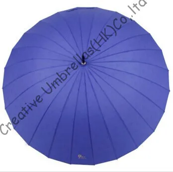 

waterproof,24 ribs straight umbrella,colour gradient umbrellas,gradually changing color,water logo umbrella
