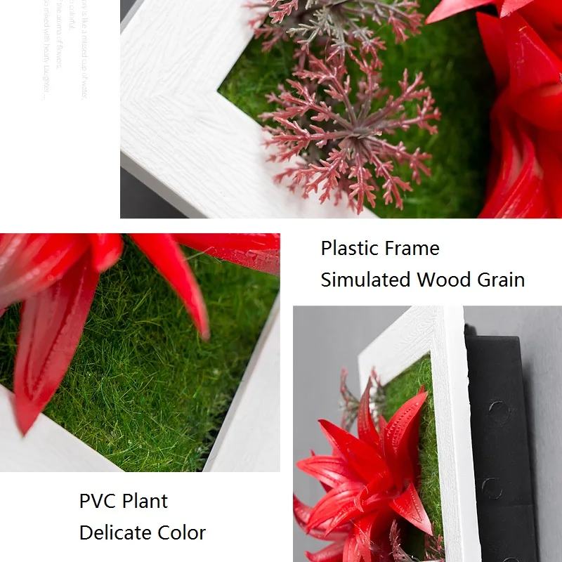 Креативный 3D имитация растений настенный искусственный цветок дерево зерна цветочный горшок с цветком декоративный Ресторан домашний Настенный декор