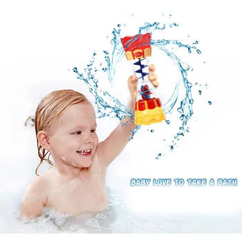 

2019 New Submarine Spray Station Bath Kids Toy Hand Shower Operated Water Pump Shower Drop shipping