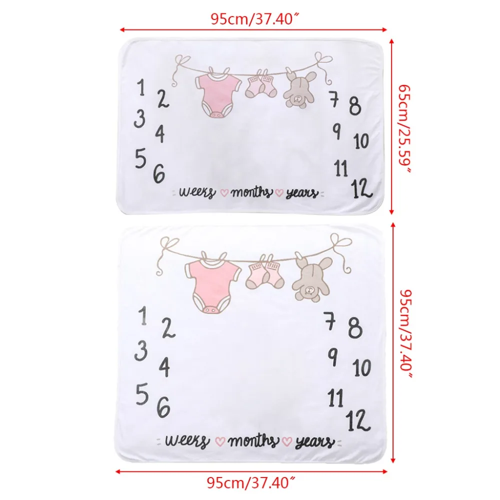 Детское памятное одеяло, детское памятное одеяло для месячного роста, опорный мат для фотосъемки новорожденных