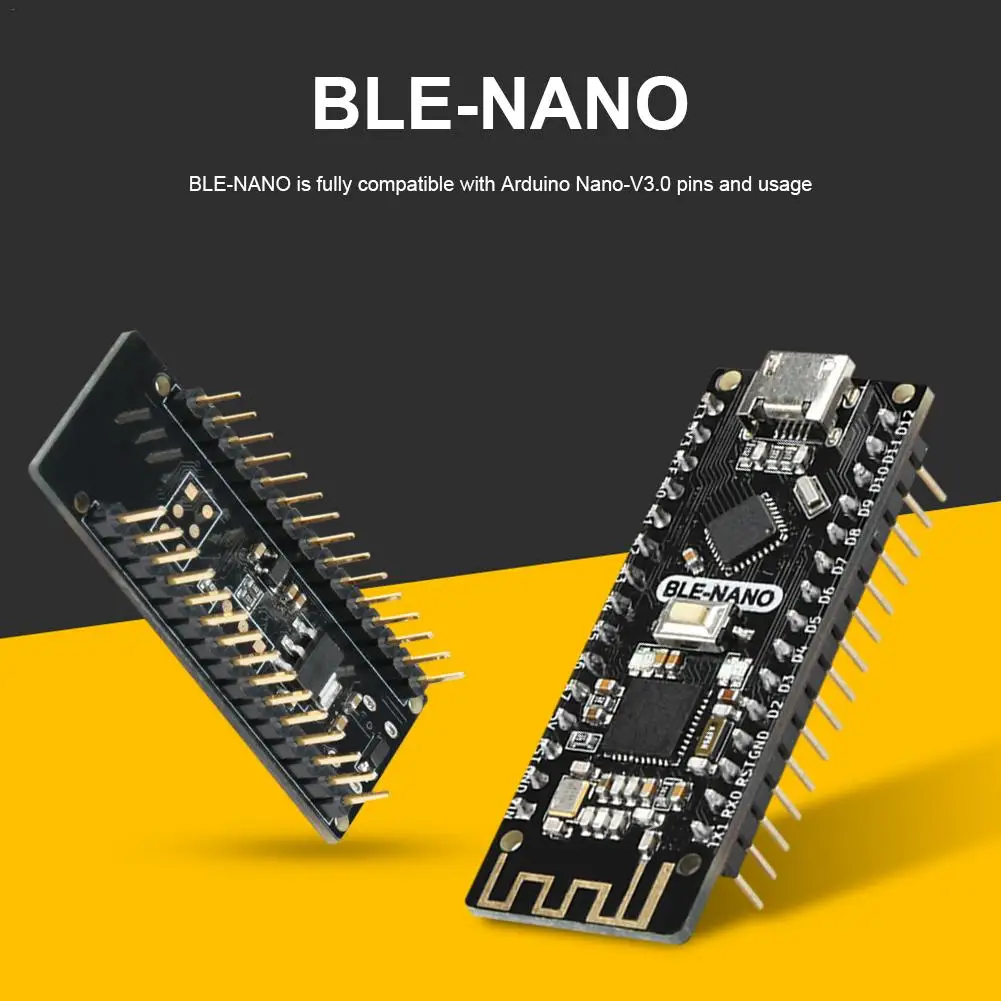 Для BLE Bluetooth 4,0 NANO-V3.0 BLE-Nano материнская плата с для BLE-NANO для UNO Arduino Ble-Nano интегрированная материнская плата