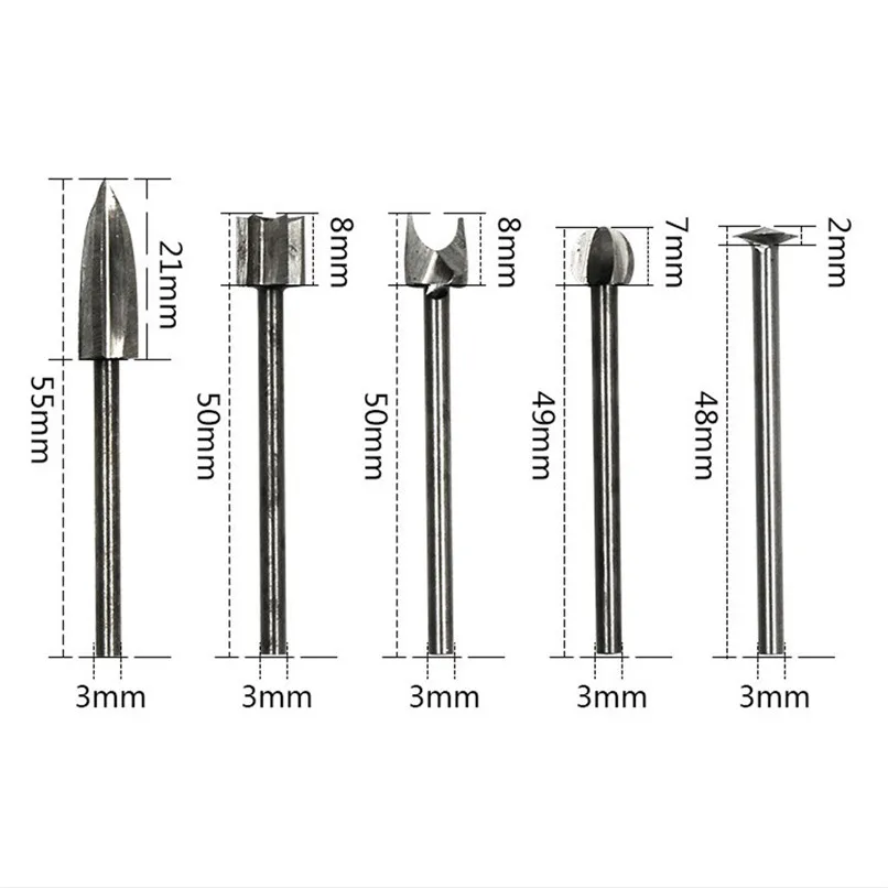 Electric Carving Grinding Head Tool Woodworking Wood Detail Engraving Tool Carving Sculpting tool Grinding head #2f21 (10)