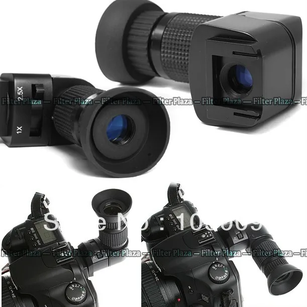 Видоискатель с прямым углом обзора Seagull 1x-2.5x для камеры Canon Nikon pentax olympus DSLR