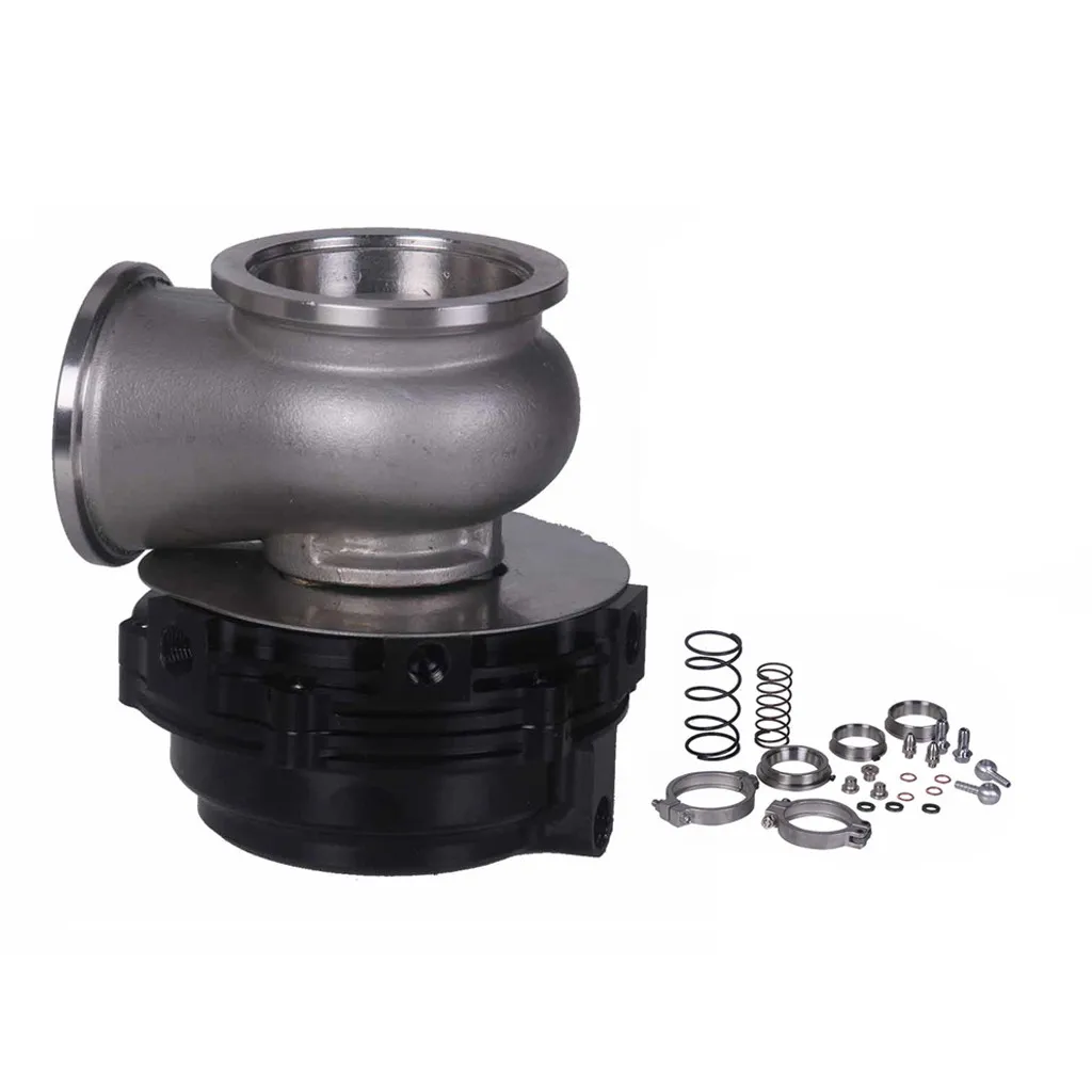 

MVR 44mm Car Wastegate MV-R V-BAND Flanges All Springs Included Black Fully Customizable Spring Rate Color anodized aluminum 8Z