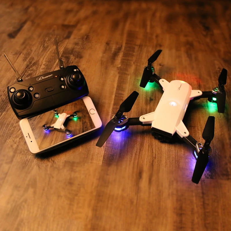 

Drones with camera hd JD20 YH019 WIFI FPV With 720P Wide Angle Camera High Hold Mode Foldable Arm RC Quadcopter RTF Selfie Drone