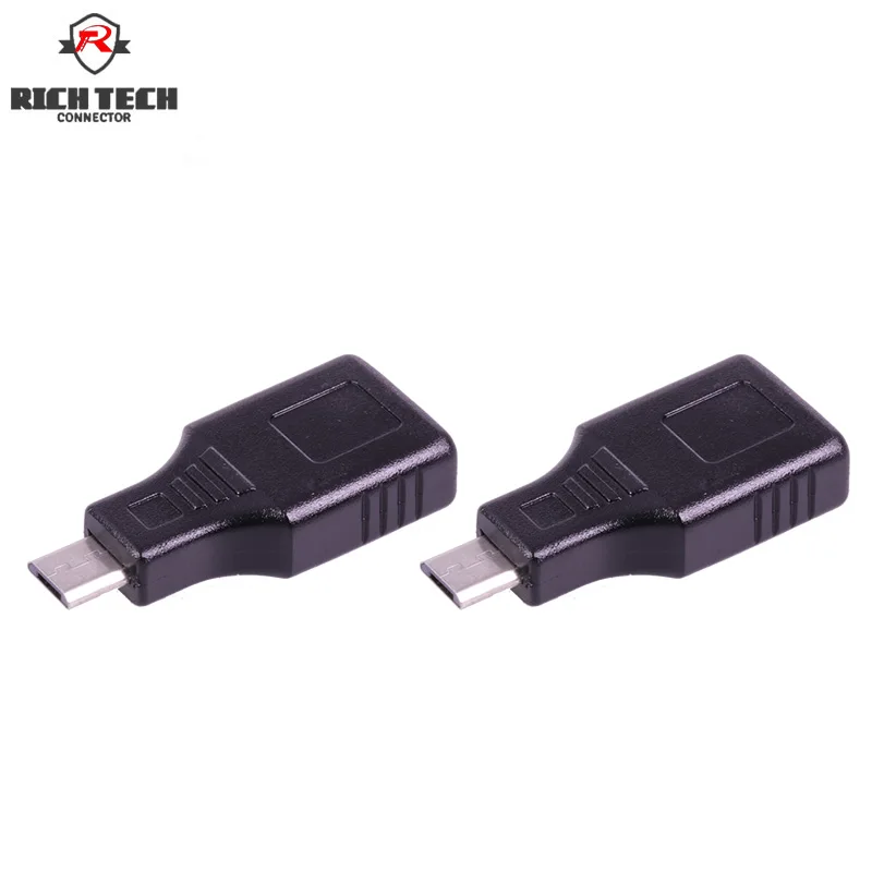 Разъем USB 2 0 OTG штекер Micro в гнездо адаптер AF/Micro 5pin переходник|Соединители| |