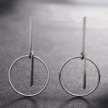 Brincos текстура Серьги Европа преувеличенные стерео круг геометрический дизайн стильный минимализм Cos