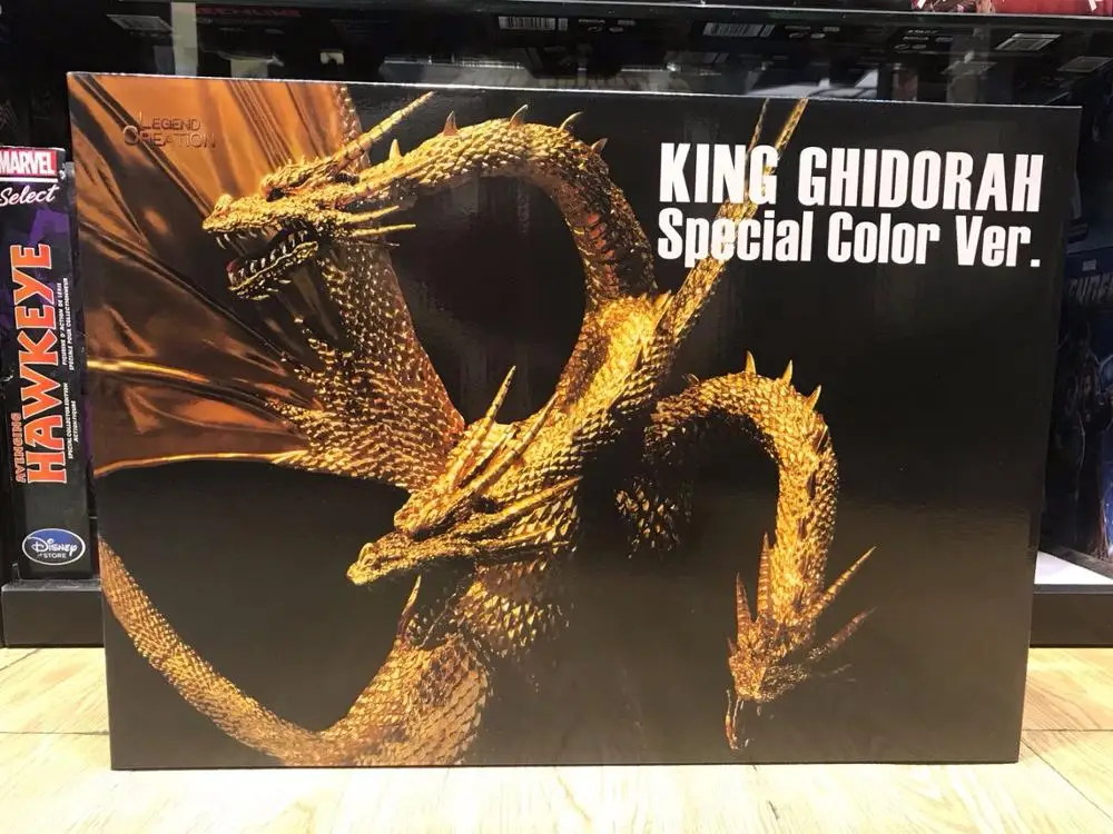 

SHF 2019 Hot Movie King of the Monsters Dinosaur SHM King Ghidorah Action Figure model Toy