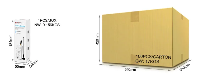 Milight WL-433 433 МГц шлюз DC5V/500mA WiFi-lEEE 802,11 b/g/n 2,4 ГГц Поддержка третьи вечерние/смартфон приложение/DMX512 управление