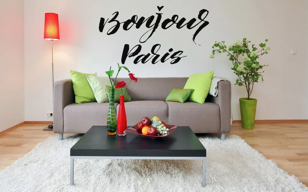 Wall Decal Sticker France Eiffel Tower Europe Paris Country Romance Bedroom Decor 