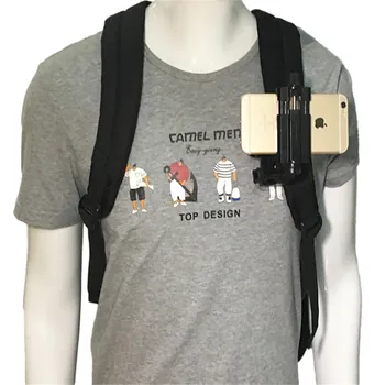 

Universal Cell Phone Chest Mount Harness Strap Holder Mobile Phone Clip for Smartphone POV Video Outdoor GoPro SJCAM YI shooting